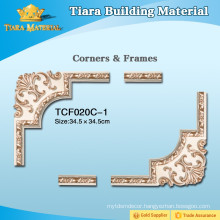 Hardened Polyurethane Plastic 3D Ceiling Moulding With wide selections